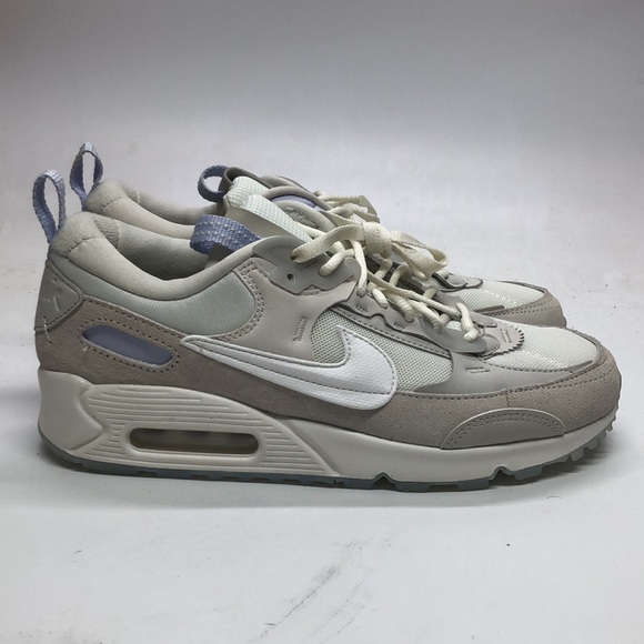 Women’s Air Max 90 Futura White/Tan DM9922-102 USED Worn Once Sz 8 - Picture 2 of 11